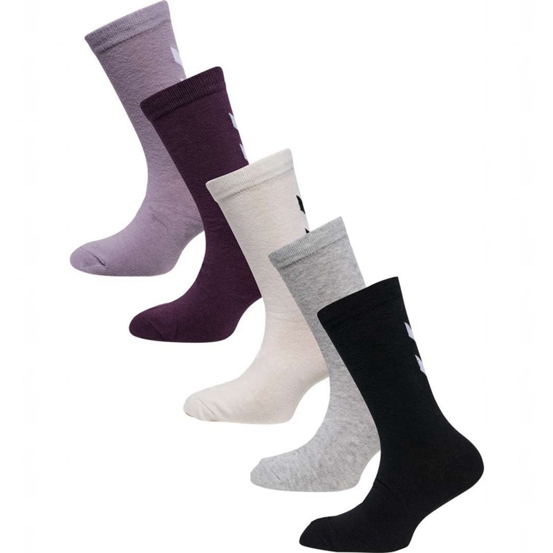 Hummel Make My Day 5-pack Sokken Kinderen Zwart | 249133-961