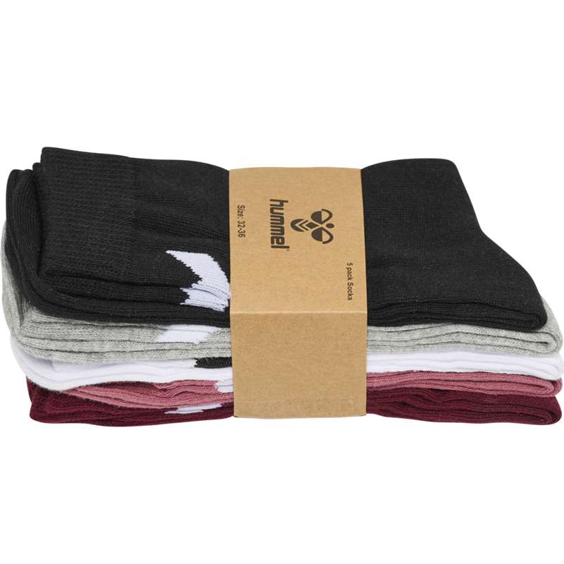 Hummel Make My Day 5-pack Sokken Kinderen Roze | 419443-899