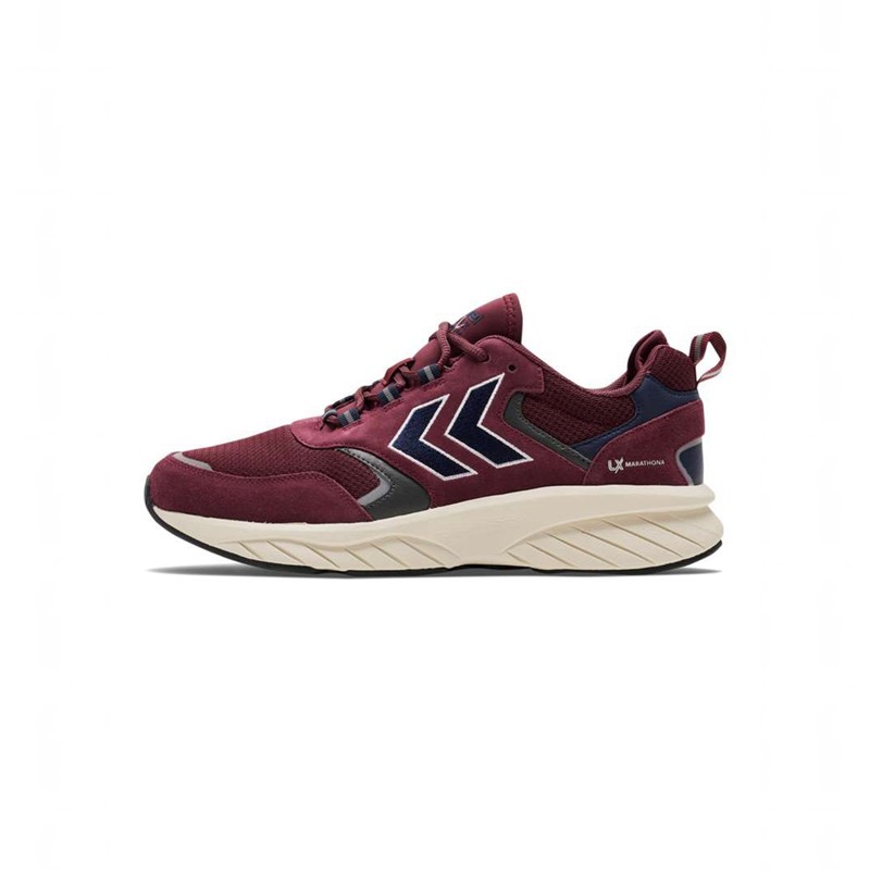 Hummel Marathona Reach Lx Sneakers Heren Bordeaux | 018054-200