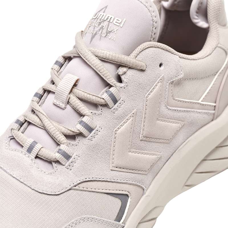 Hummel Marathona Reach Lx Tonal Rib Sneakers Heren Grijs | 394146-691