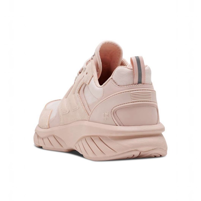 Hummel Marathona Reach Lx Tonal Rib Sneakers Heren Roze | 526644-570