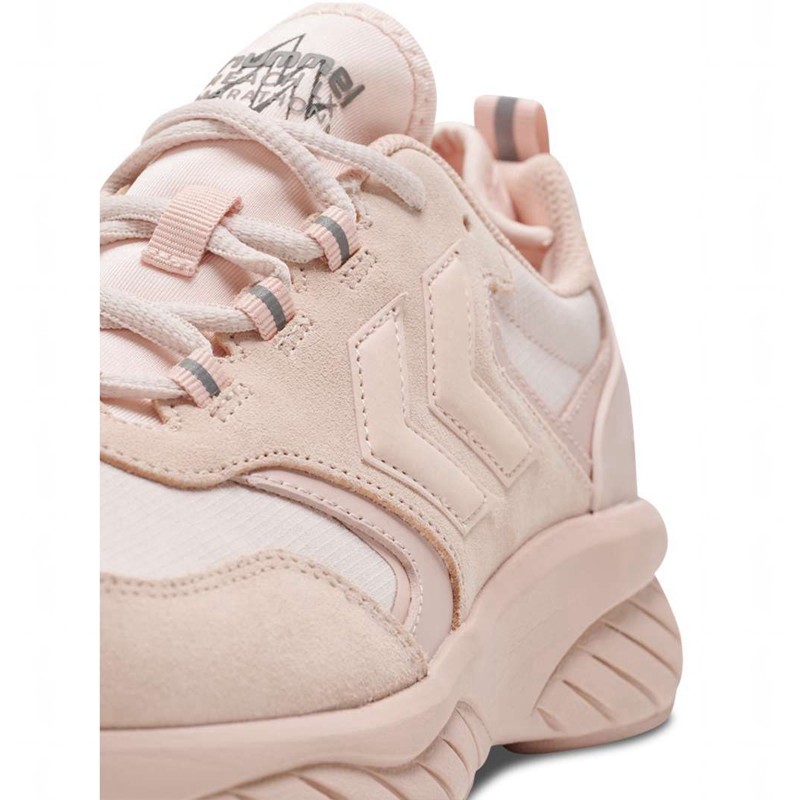 Hummel Marathona Reach Lx Tonal Rib Sneakers Heren Roze | 526644-570