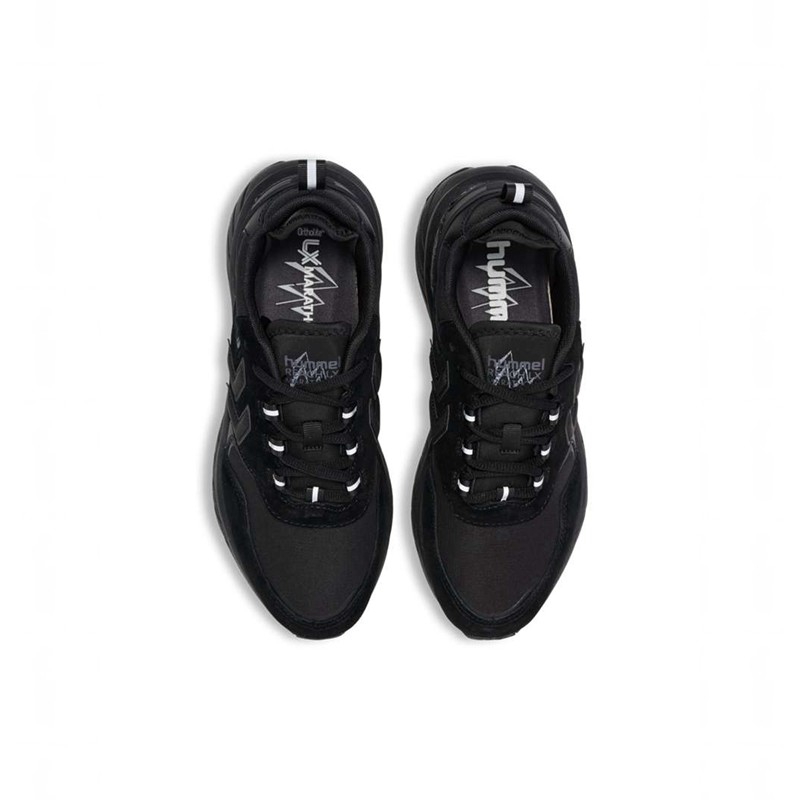 Hummel Marathona Reach Lx Tonal Rib Sneakers Heren Zwart | 118761-688