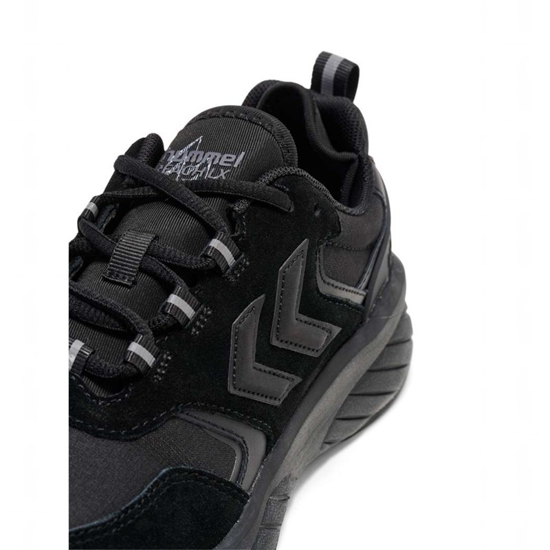 Hummel Marathona Reach Lx Tonal Rib Sneakers Heren Zwart | 118761-688