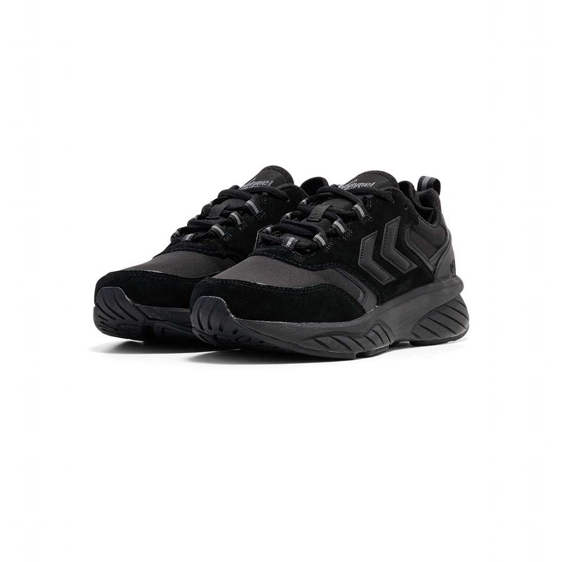 Hummel Marathona Reach Lx Tonal Rib Sneakers Heren Zwart | 118761-688