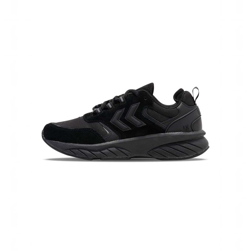 Hummel Marathona Reach Lx Tonal Rib Sneakers Heren Zwart | 118761-688