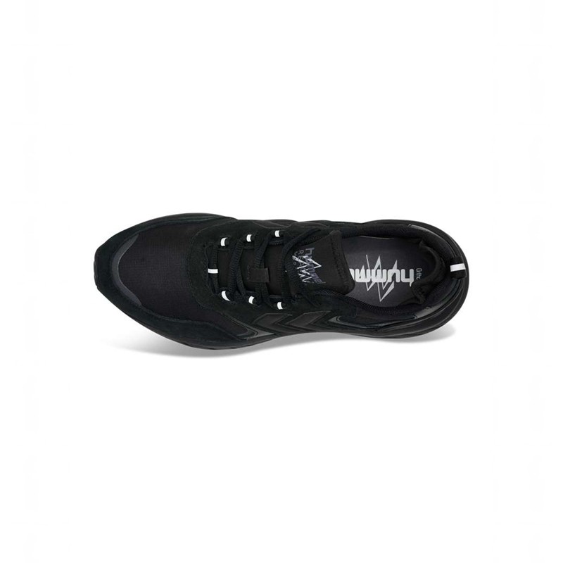 Hummel Marathona Reach Lx Tonal Rib Sneakers Heren Zwart | 077324-181