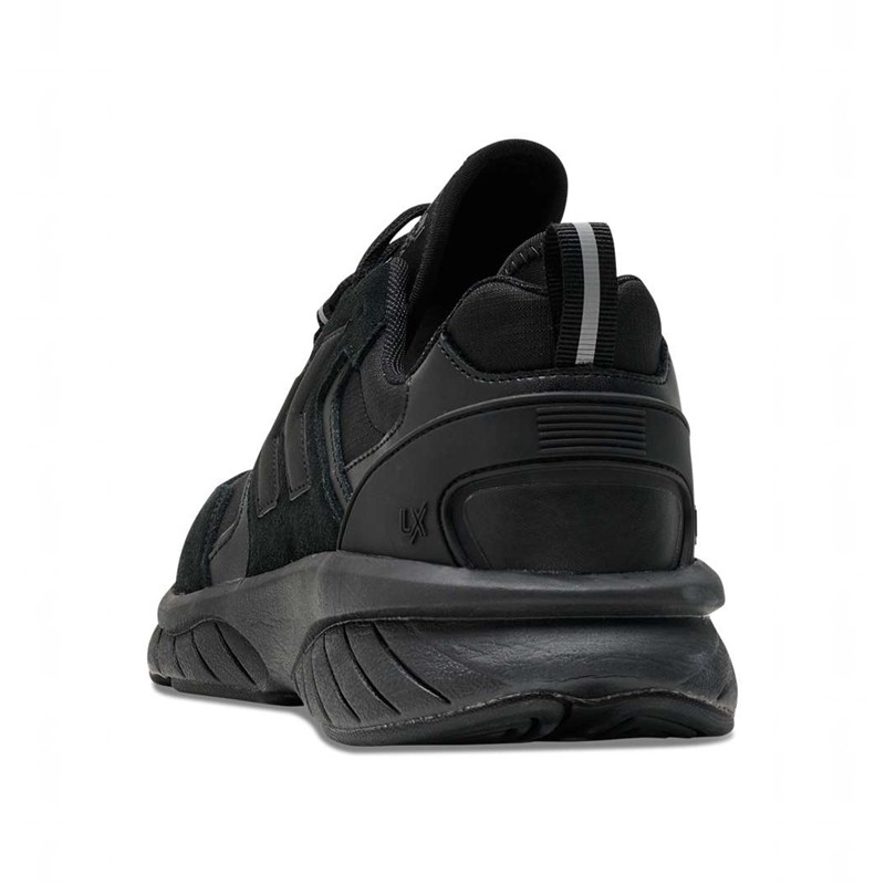 Hummel Marathona Reach Lx Tonal Rib Sneakers Heren Zwart | 077324-181