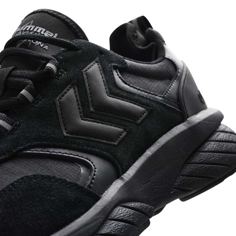 Hummel Marathona Reach Lx Tonal Rib Sneakers Heren Zwart | 077324-181