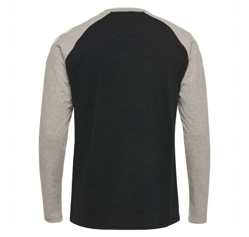 Hummel Mark L/S T-shirts Heren Zwart | 732521-281