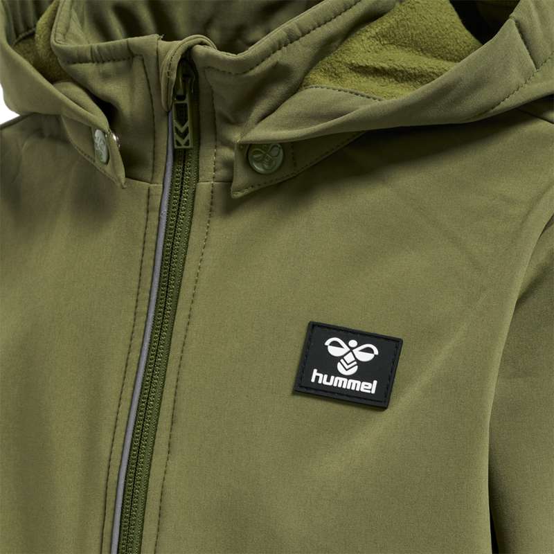 Hummel Mars Softshell Jassen Kinderen Olijfgroen | 782332-991