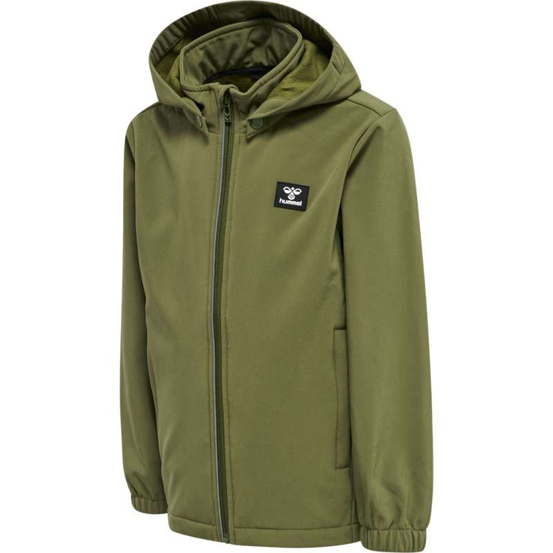 Hummel Mars Softshell Jassen Kinderen Olijfgroen | 782332-991