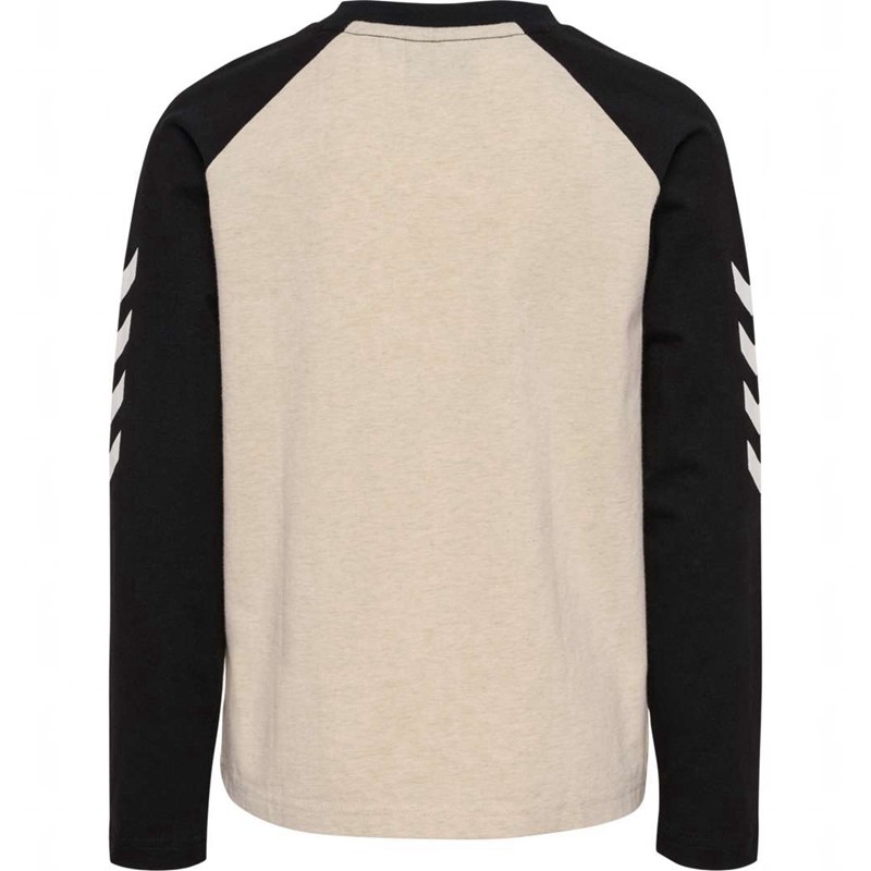 Hummel Melvin L/S T-shirts Kinderen Zwart | 182097-168