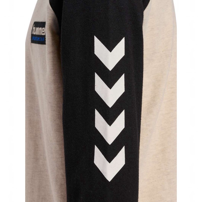Hummel Melvin L/S T-shirts Kinderen Zwart | 182097-168