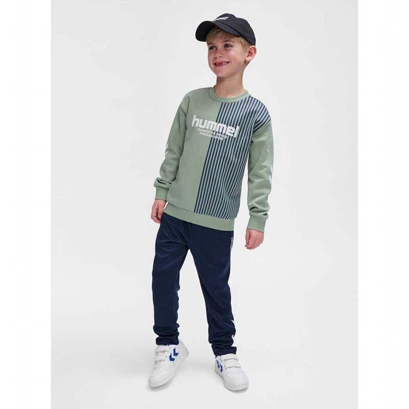 Hummel Mexi Sweatshirt Sweatshirts Kinderen Groen | 762280-496