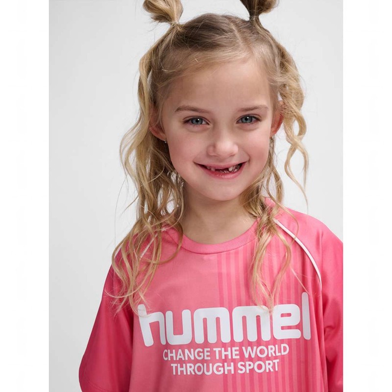 Hummel Mexine S/S T-shirts Kinderen Roze | 908441-051