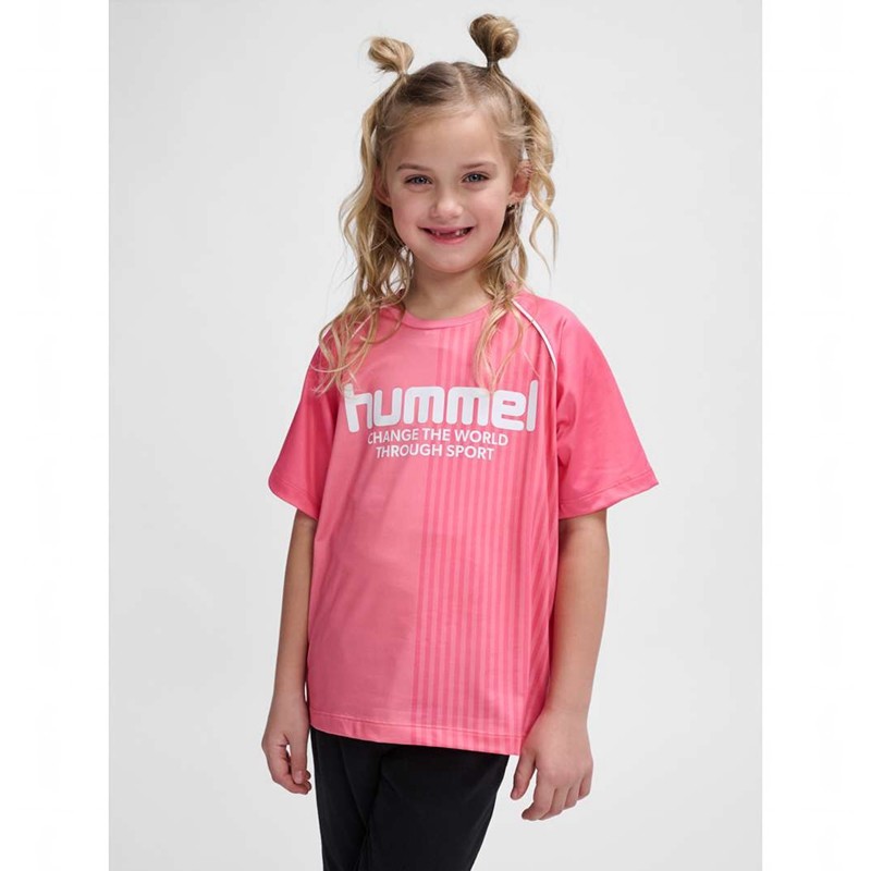 Hummel Mexine S/S T-shirts Kinderen Roze | 908441-051