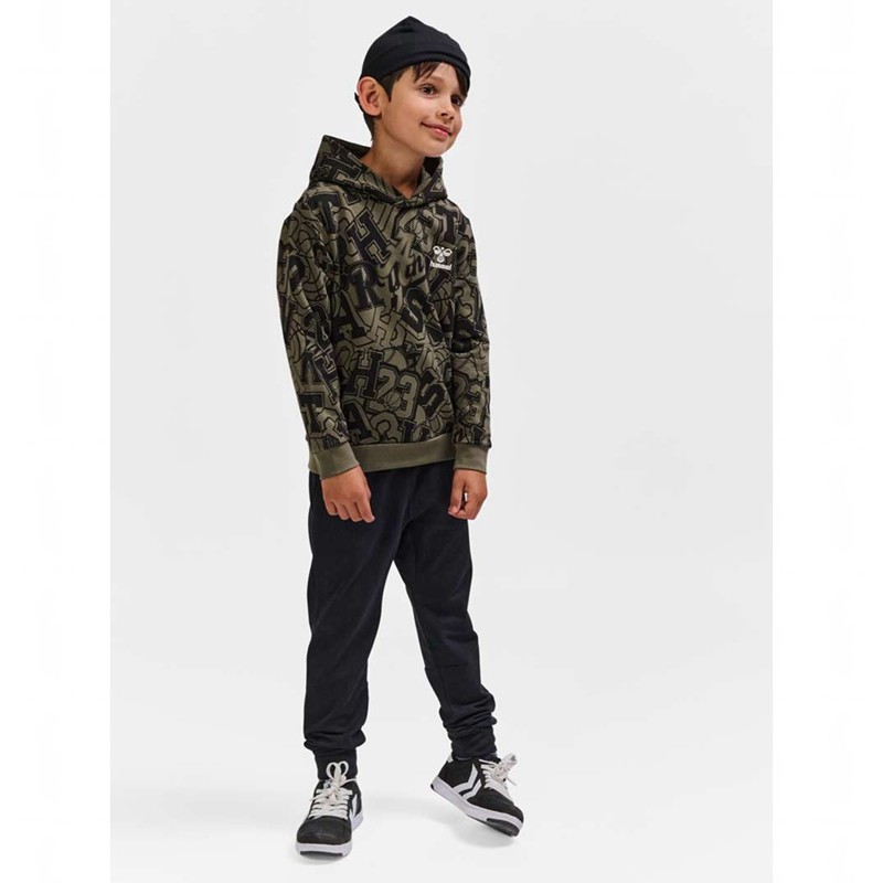 Hummel Molt Hoodie Kinderen Olijfgroen | 218610-993
