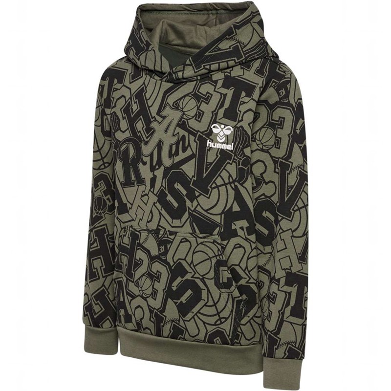 Hummel Molt Hoodie Kinderen Olijfgroen | 218610-993