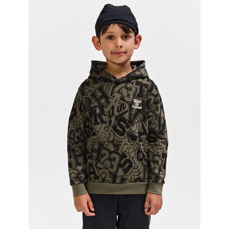 Hummel Molt Hoodie Kinderen Olijfgroen | 218610-993