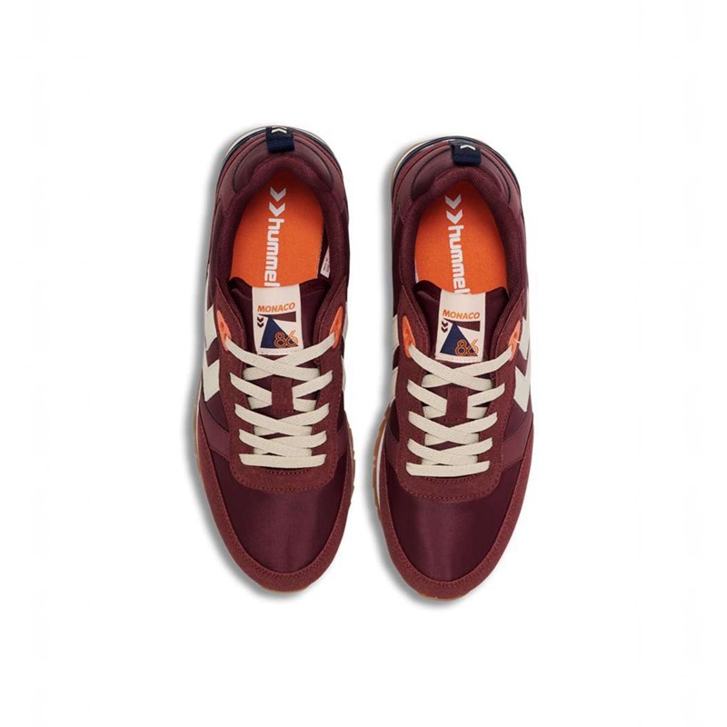 Hummel Monaco 86 Ns Sneakers Heren Bordeaux | 791123-525