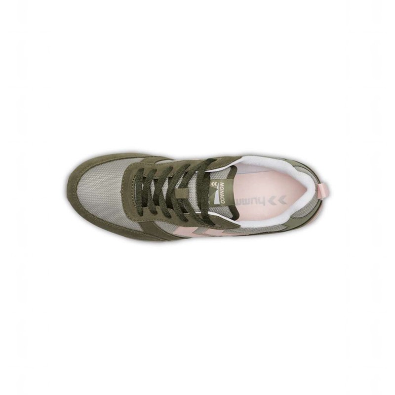 Hummel Monaco 86 Sneakers Heren Olijfgroen | 703951-454