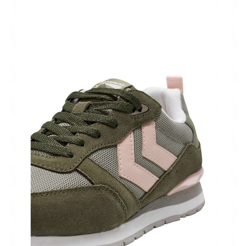 Hummel Monaco 86 Sneakers Heren Olijfgroen | 703951-454