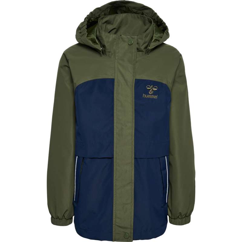 Hummel Monsun Tex Shell Jassen Kinderen Olijfgroen | 694850-025