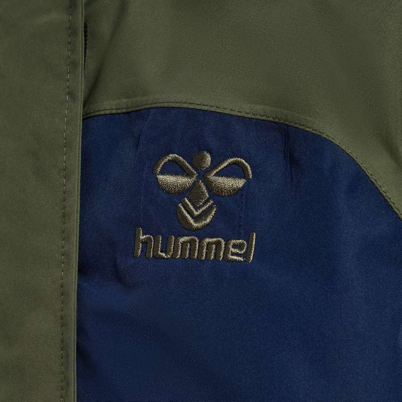 Hummel Monsun Tex Shell Jassen Kinderen Olijfgroen | 694850-025