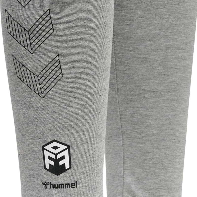 Hummel Move Grid Cotton Hardloopbroek Kinderen Grijs | 812720-630