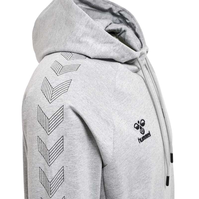Hummel Move Grid Cotton Hoodie Heren Grijs | 015064-480