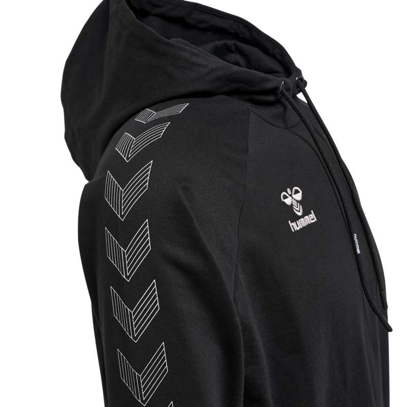 Hummel Move Grid Cotton Hoodie Heren Zwart | 847932-663