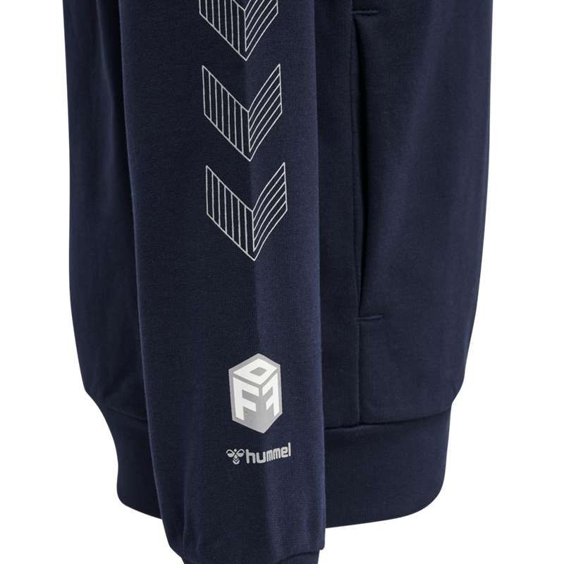Hummel Move Grid Cotton Hoodie Kinderen Donkerblauw | 045729-163