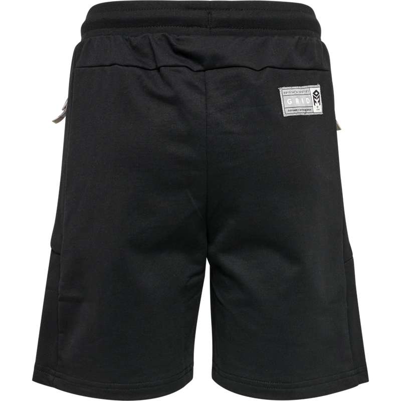 Hummel Move Grid Cotton Korte Broek Kinderen Zwart | 193712-558