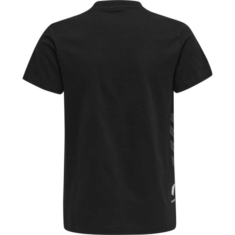 Hummel Move Grid Cotton S/S Kid T-shirts Kinderen Zwart | 243856-788
