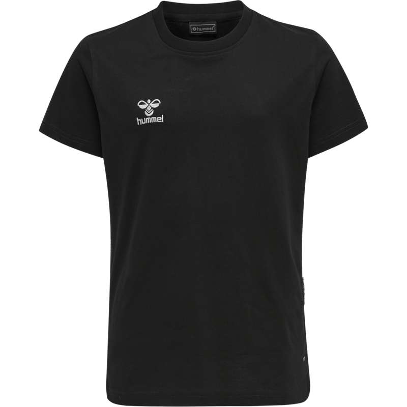 Hummel Move Grid Cotton S/S Kid T-shirts Kinderen Zwart | 243856-788