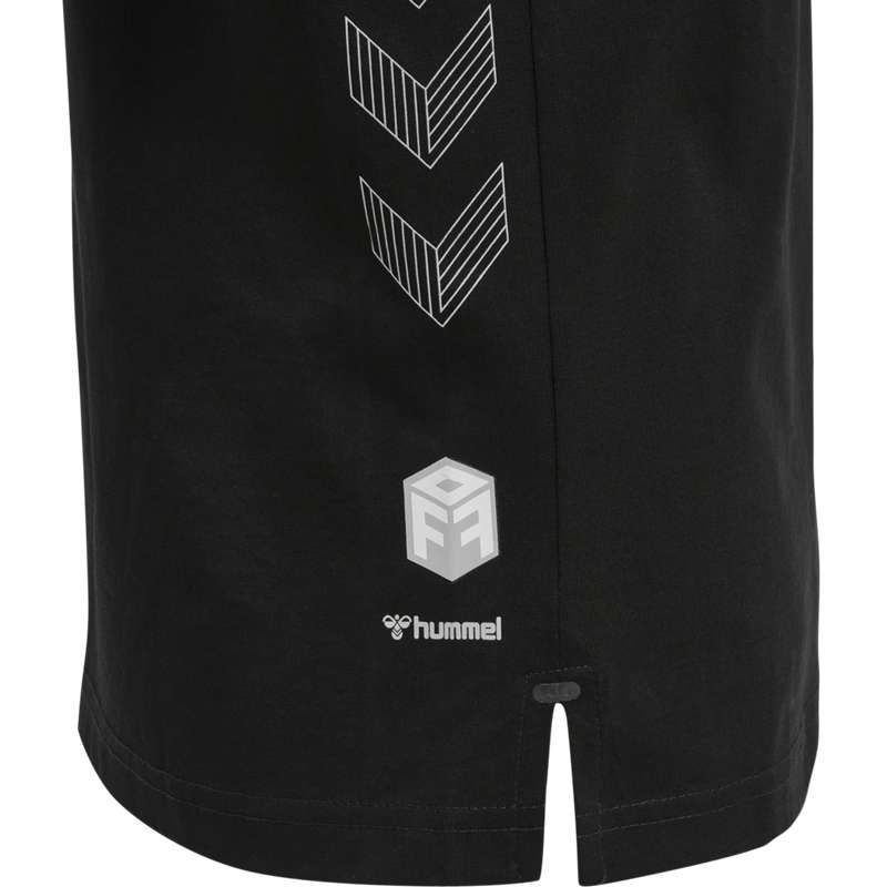 Hummel Move Grid Cotton S/S Kid T-shirts Kinderen Zwart | 243856-788