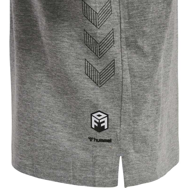 Hummel Move Grid Cotton S/S Kid T-shirts Kinderen Grijs | 669017-351