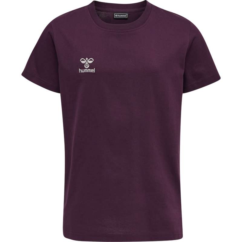 Hummel Move Grid Cotton S/S Kid T-shirts Kinderen Fuchsie | 757522-455