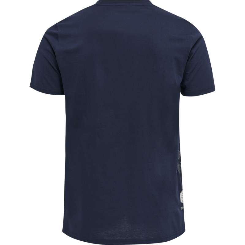Hummel Move Grid Cotton S/S T-shirts Heren Donkerblauw | 593716-565