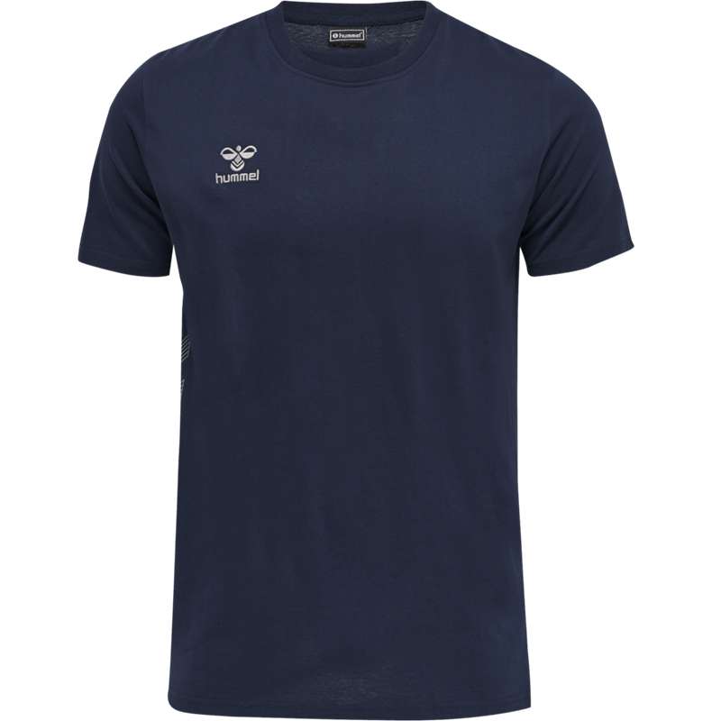 Hummel Move Grid Cotton S/S T-shirts Heren Donkerblauw | 593716-565
