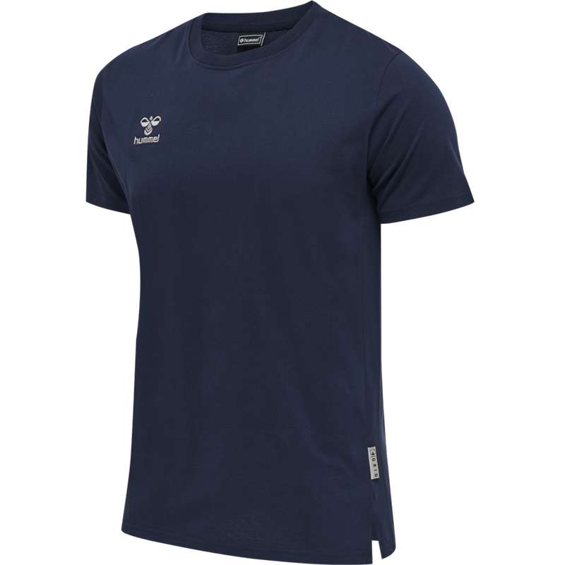 Hummel Move Grid Cotton S/S T-shirts Heren Donkerblauw | 593716-565
