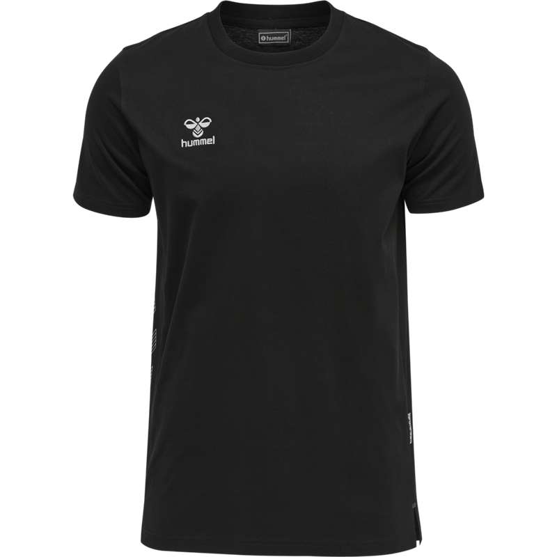 Hummel Move Grid Cotton S/S T-shirts Heren Zwart | 003441-288