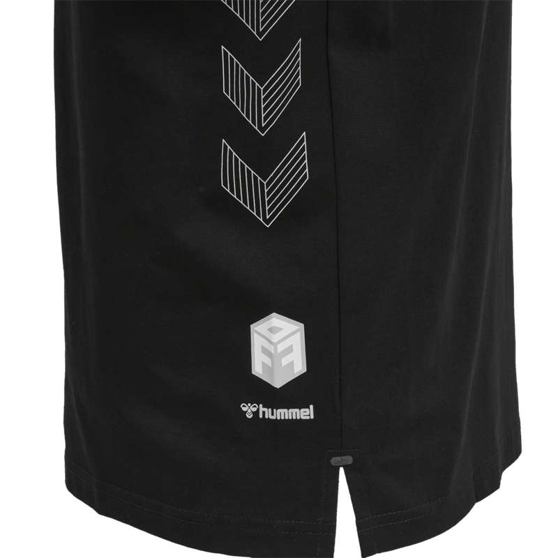 Hummel Move Grid Cotton S/S T-shirts Heren Zwart | 003441-288