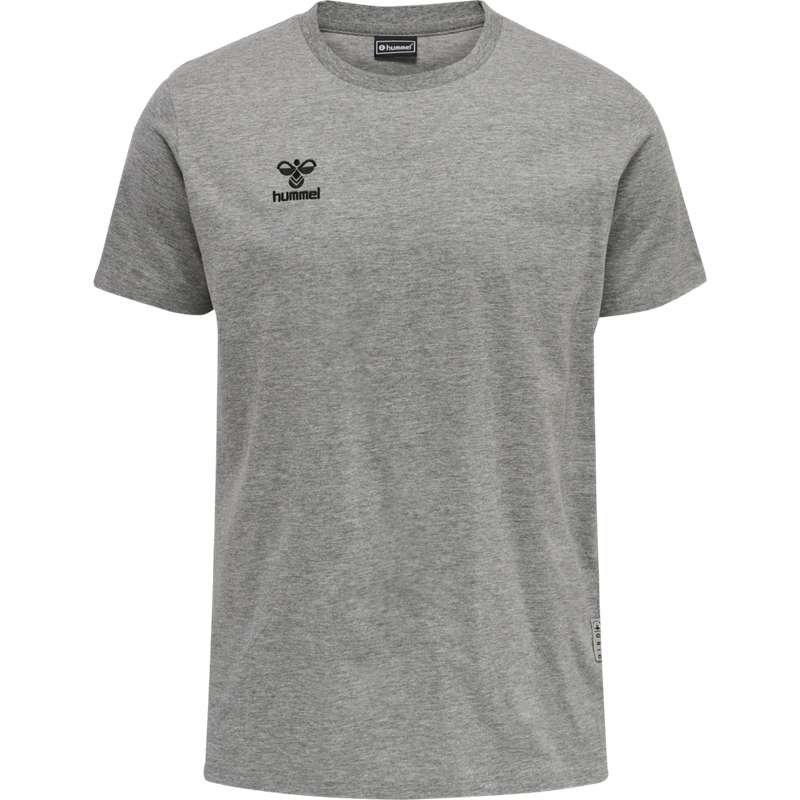 Hummel Move Grid Cotton S/S T-shirts Heren Grijs | 467304-709