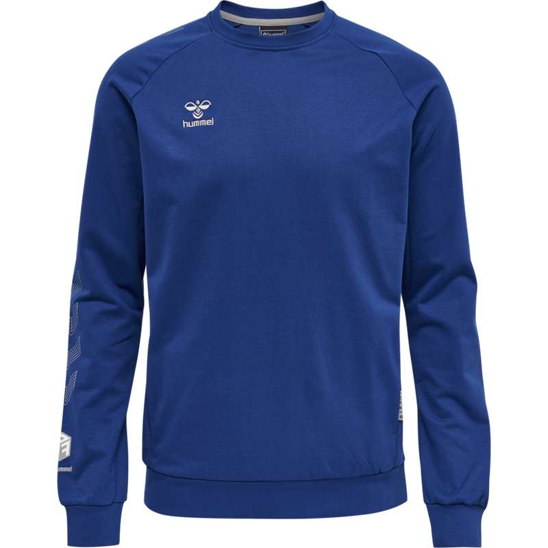 Hummel Move Grid Cotton Sweatshirts Heren Blauw | 705759-988