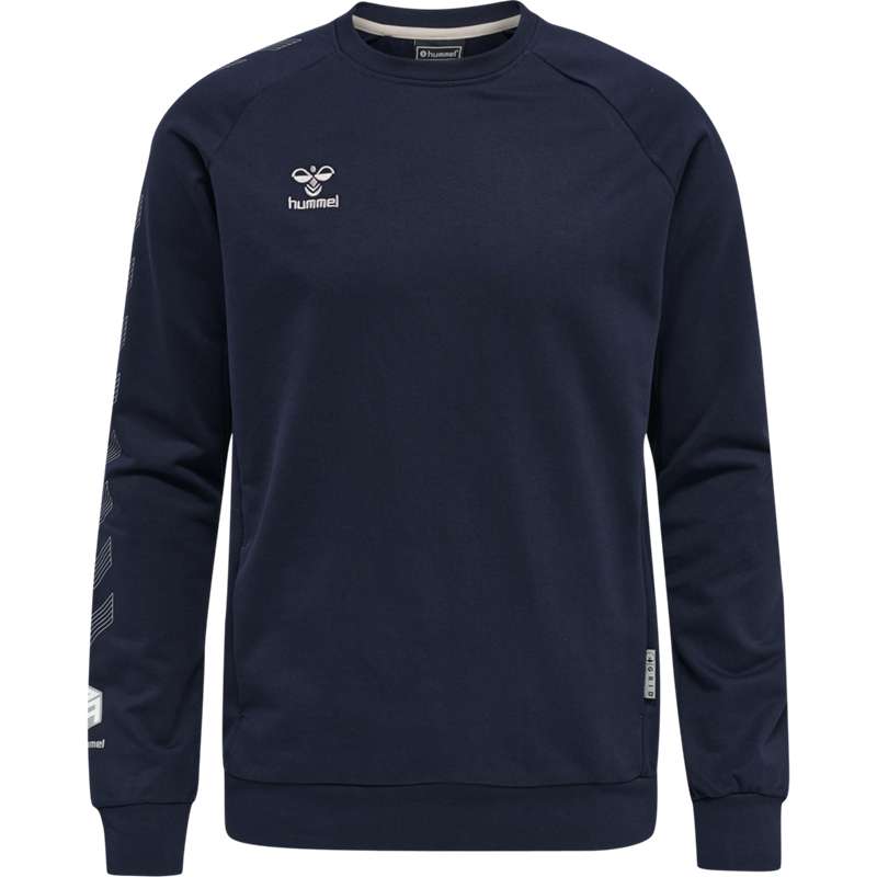 Hummel Move Grid Cotton Sweatshirts Heren Donkerblauw | 190462-842