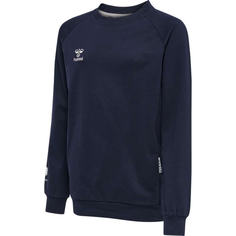 Hummel Move Grid Cotton Sweatshirts Kinderen Donkerblauw | 151468-606