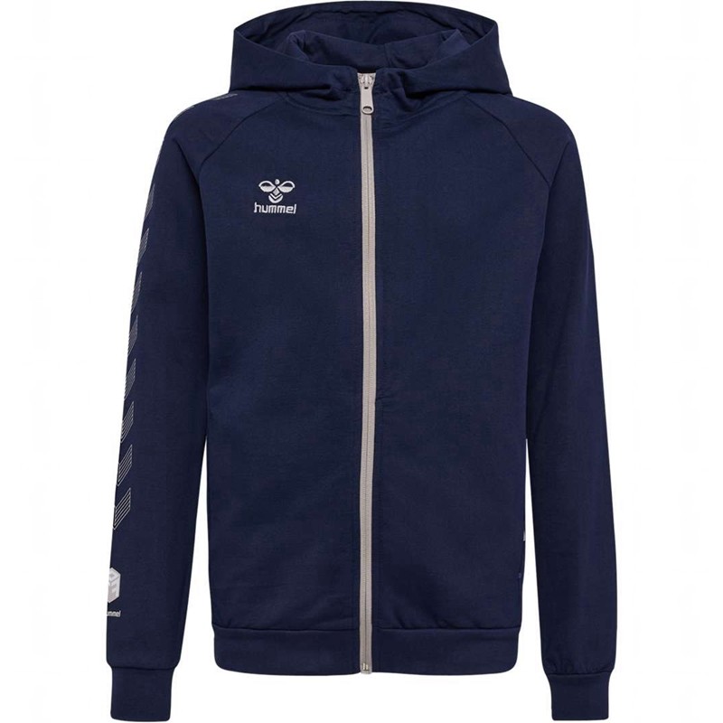 Hummel Move Grid Cotton Zip Hardloopbroek Kinderen Donkerblauw | 983153-427
