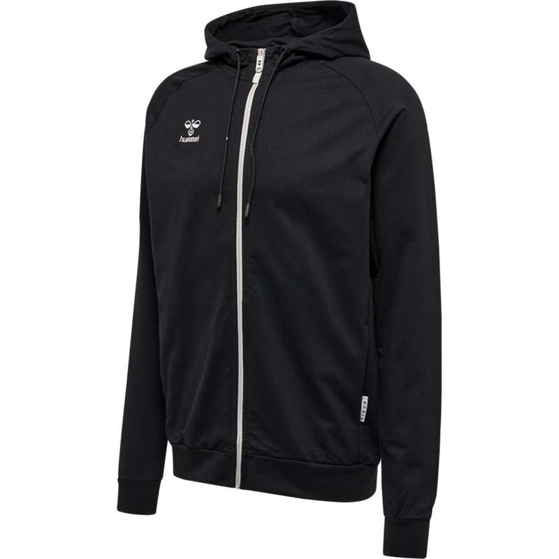 Hummel Move Grid Cotton Zip Hoodie Heren Zwart | 122966-120